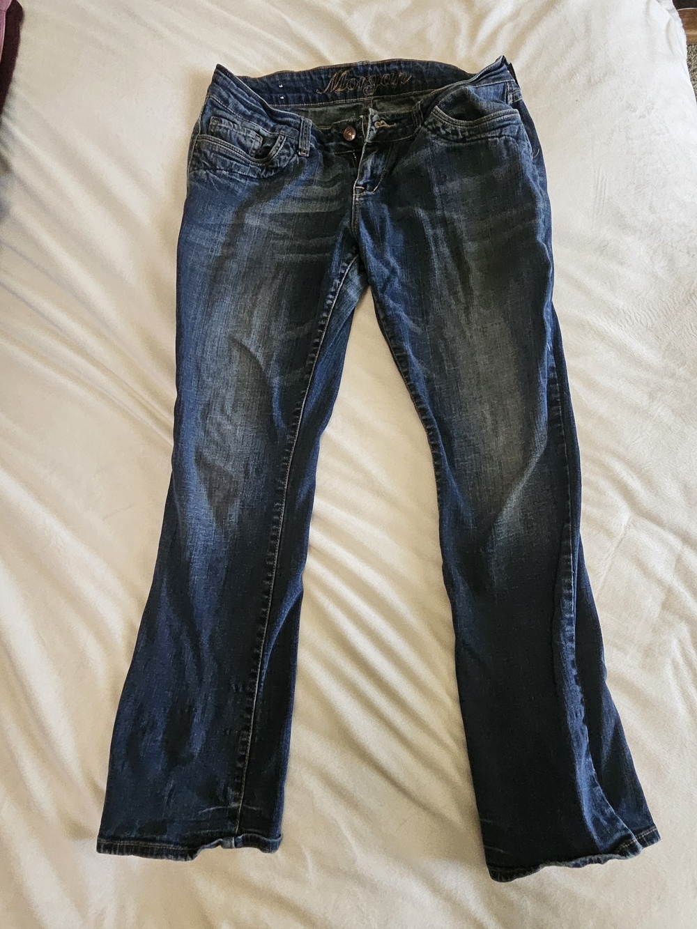 Y2k dELiA*s Morgan Dark Blue Bootcut Jeans - Vintage
